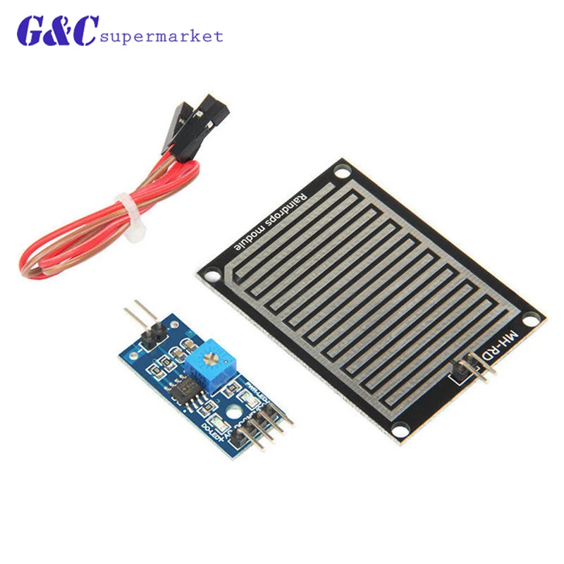 3 3-5 в датчик обнаружения дождя Модуль Влажности Погоды для arduino | Электронные