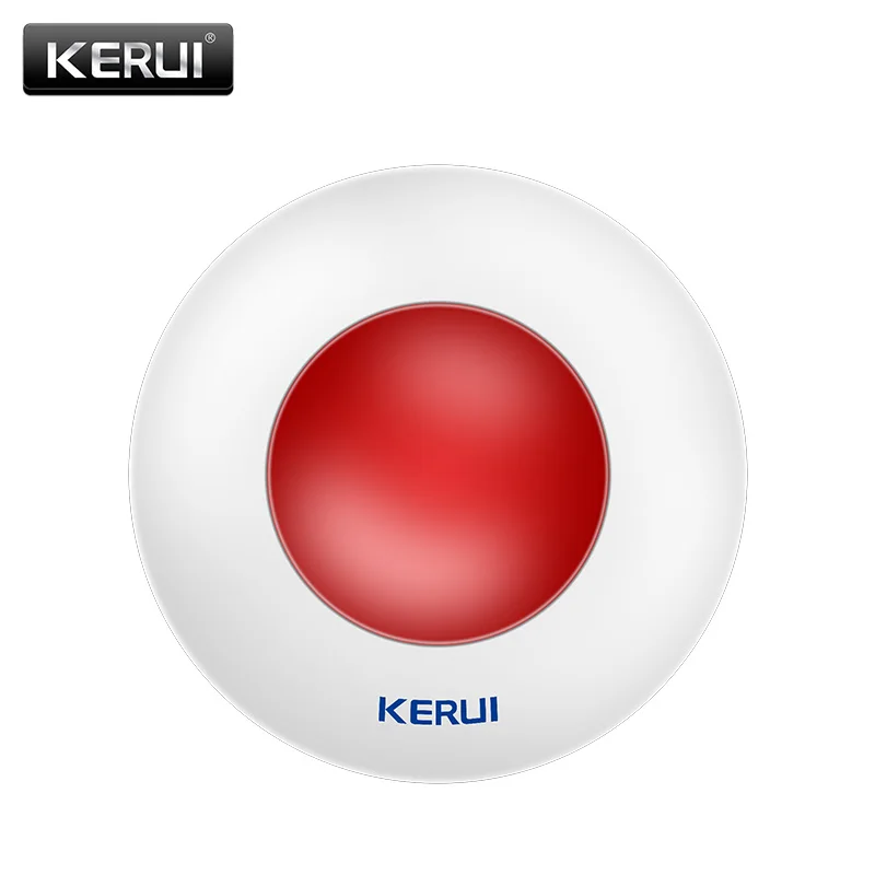 KERUI Беспроводная вспышка стробоскоп Акустооптическая Беспроводная сирена J009 звук 110дб для G19 G19 8218G W2 W1 сигнализация
