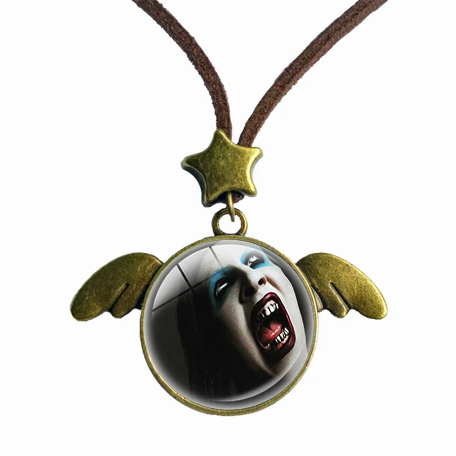 Мэрилин Мэнсон искусственный бархатные Шнурки Браслет Крылья Ангела ожерелье