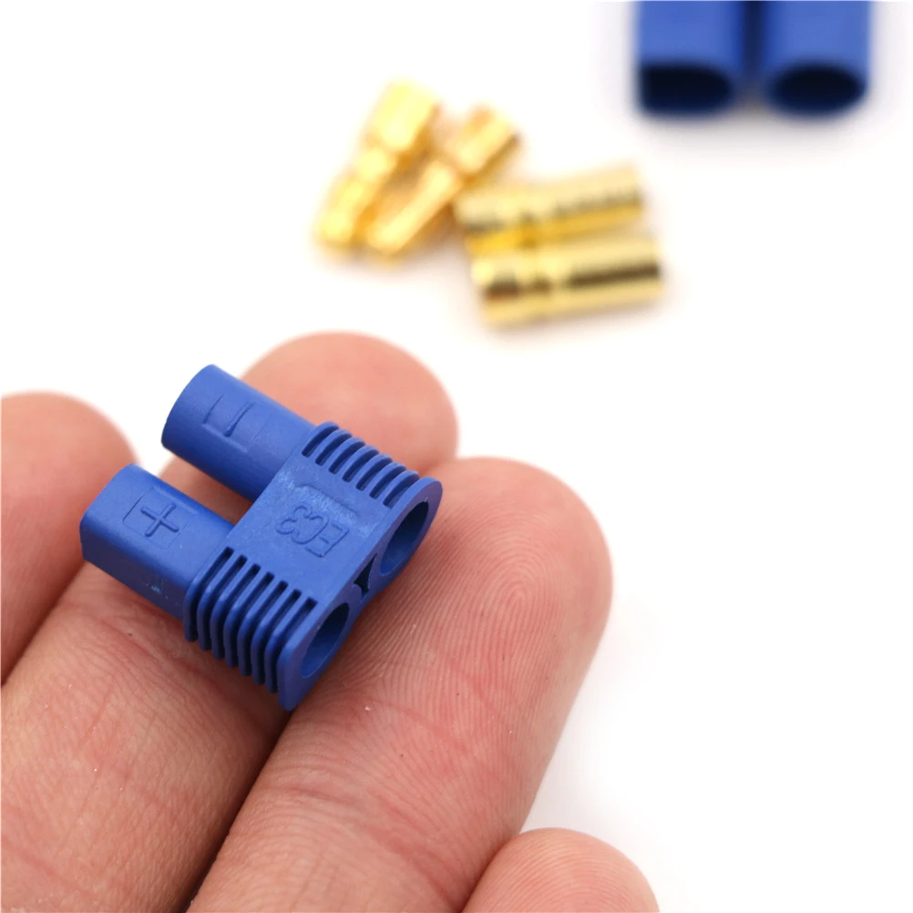 1 комплект EC3 Разъем типа &quotбанан&quot штекер гнездовой разъем RC ESC батарейный
