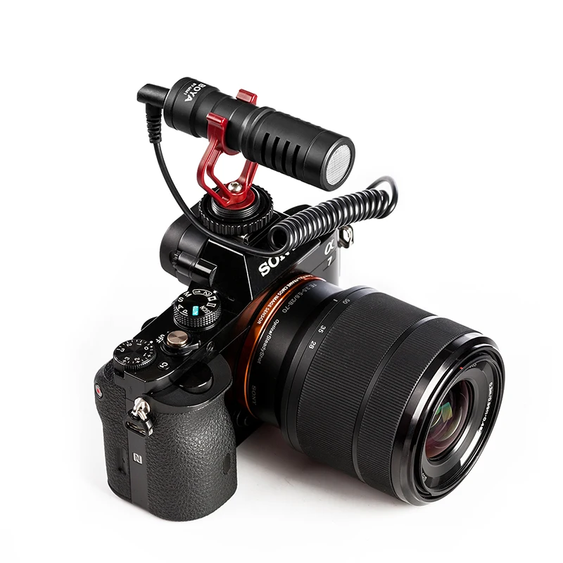 BOYA BY-MM1 микрофон для видеозаписи компактный VS Rode VideoMicro записывающий камеры iPhone X 8 7