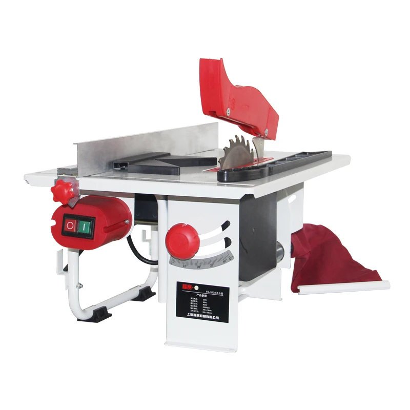  Multi-function Table Saw Woodworking Desktop Household Small Chainsaw Dust-free Push Table Saw Copper Wire Cutting Machine