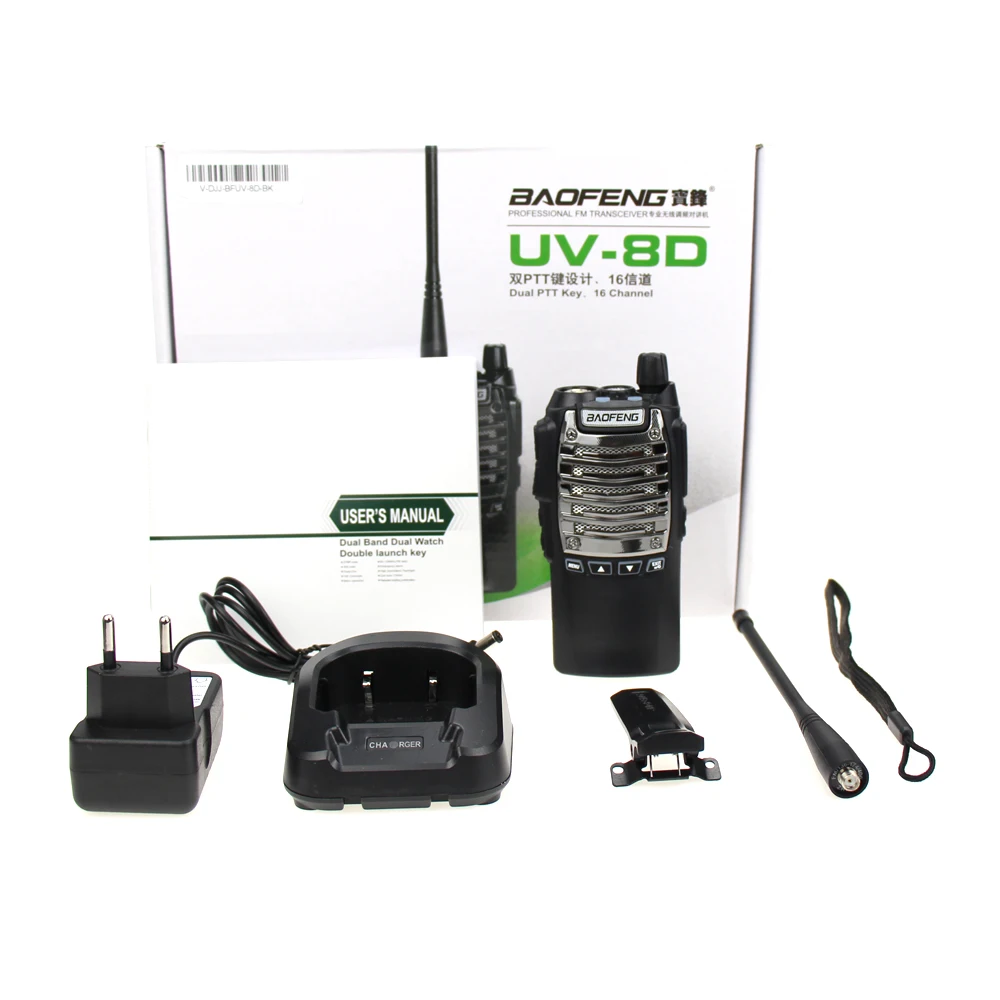 Baofeng UV-8D рация 8 Вт UHF 400-480 МГц двухстороннее радио 128 каналов портативное радио Comunicador UV8D переговорные