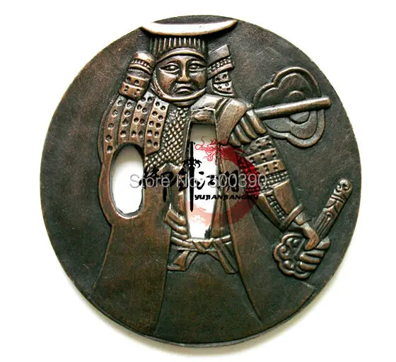 Ручная работа защитный Самурай из сплава брикет для катаны меча вакидзаси Танто @