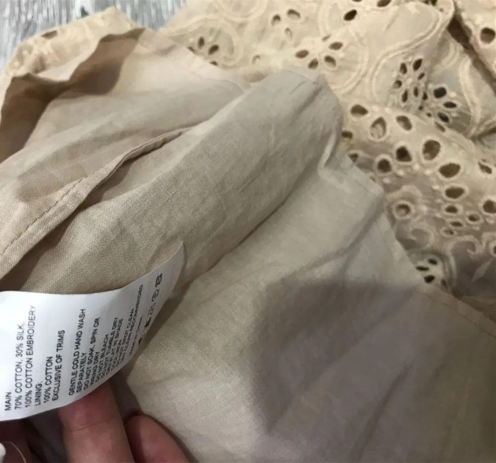 Женское бледно-розовое Bayou Blouson Broderie Anglaise Хлопковое платье Макси