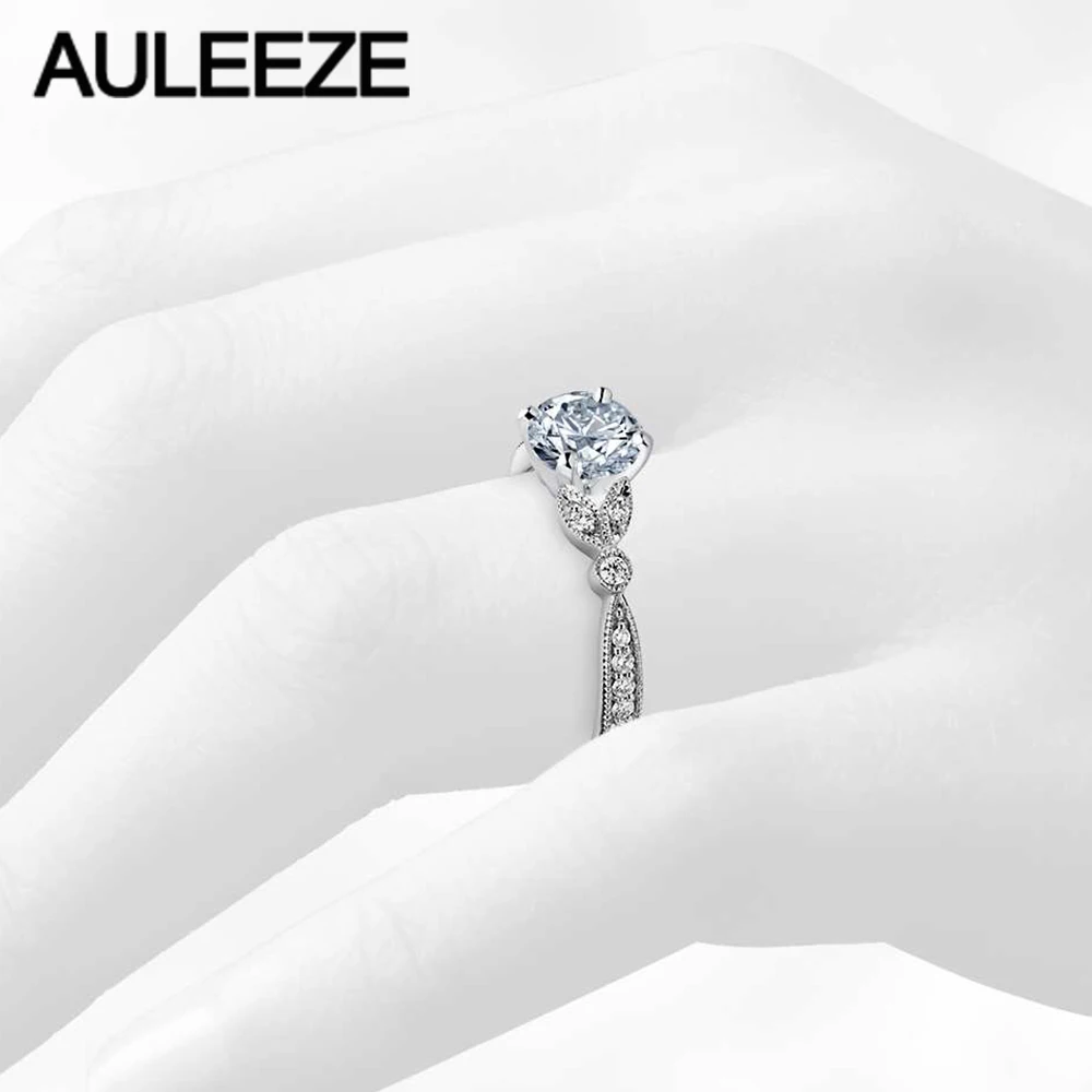 Кольцо обручальное с фианитом 0.5CT белое золото 14 к|ring for|rings for womenrings women gold |