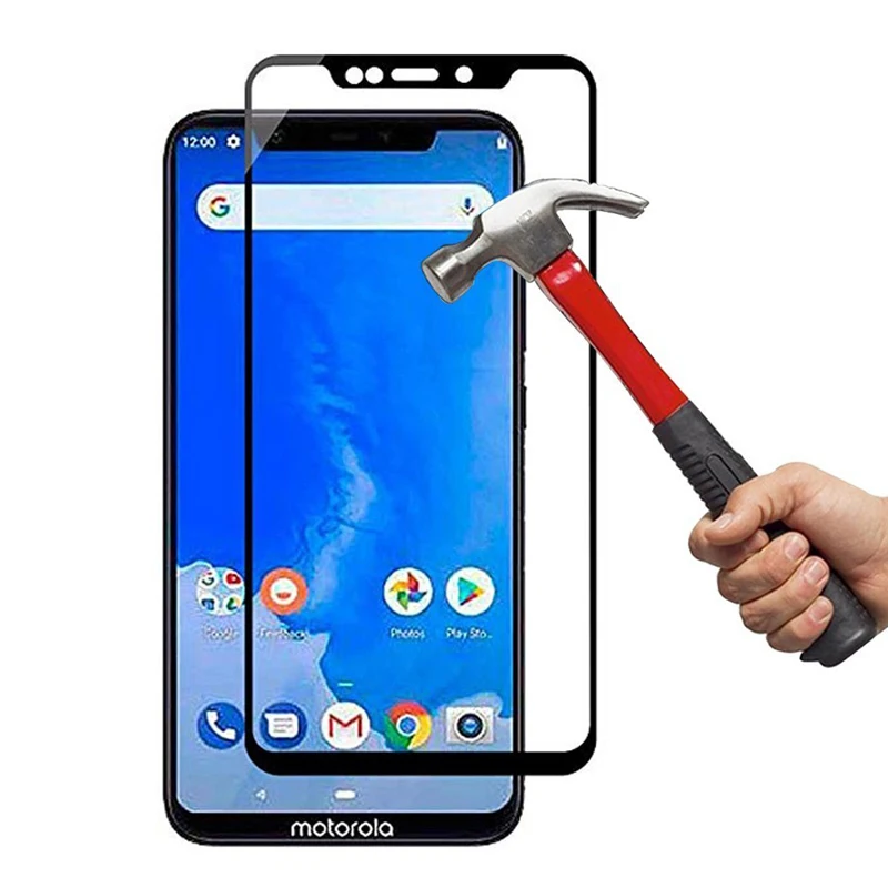 3D закаленное стекло с высоким содержанием алюминия для Motorola Moto P30 полноэкранная