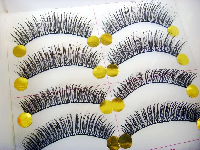 Бесплатная доставка лидер продаж 10 пар ручная работа модные смешанные ресницы