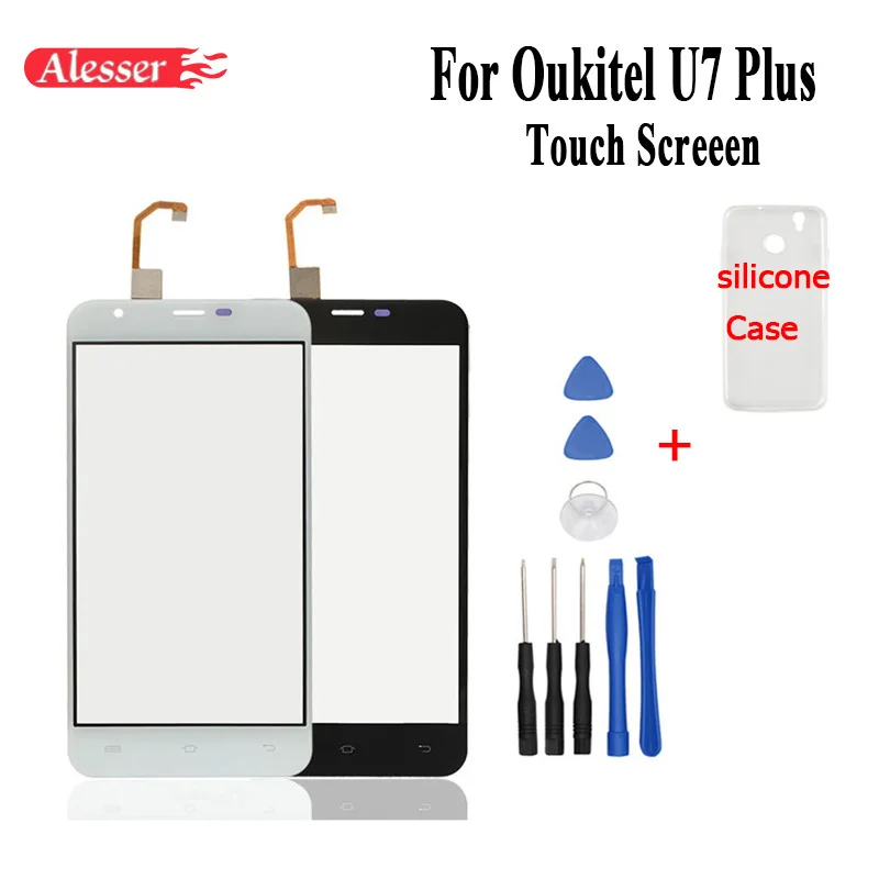 Алессер для Oukitel U7 plus сенсорный экран Идеальный Ремонт Запчасти Сенсорная панель