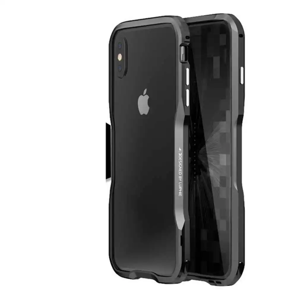 Оригинальный Роскошный Алюминий металла Рамки чехол для iPhone X телефон бампер