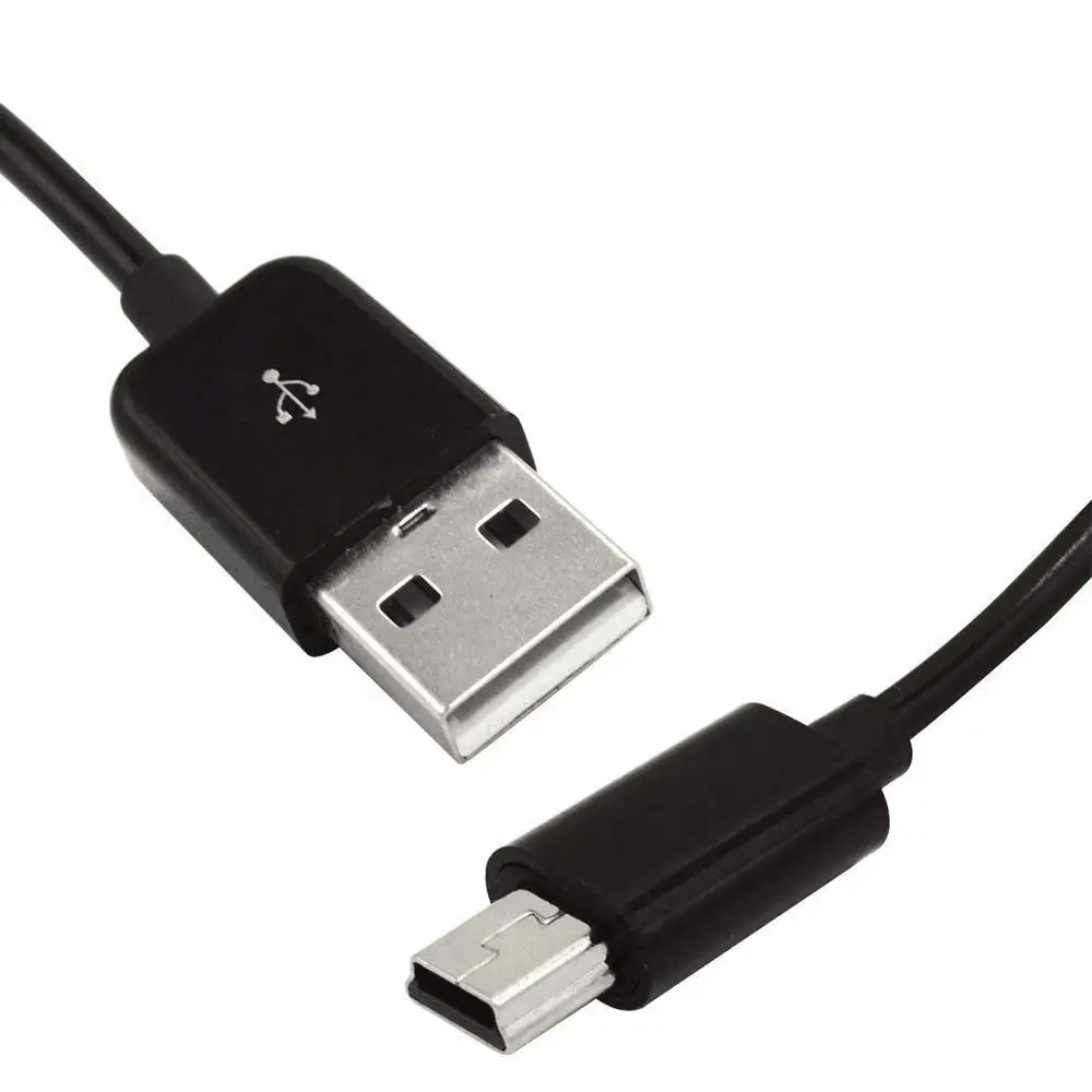3 шт. фута спиральный мини USB 2 0 кабель типа A штекер B зарядное устройство адаптер