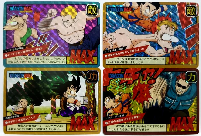 40 шт. Dragon Ball Гоку Broly Тридцатая юбилей игрушки Фигурки часы в советском стиле игры флэш карты коллекционные карточки
