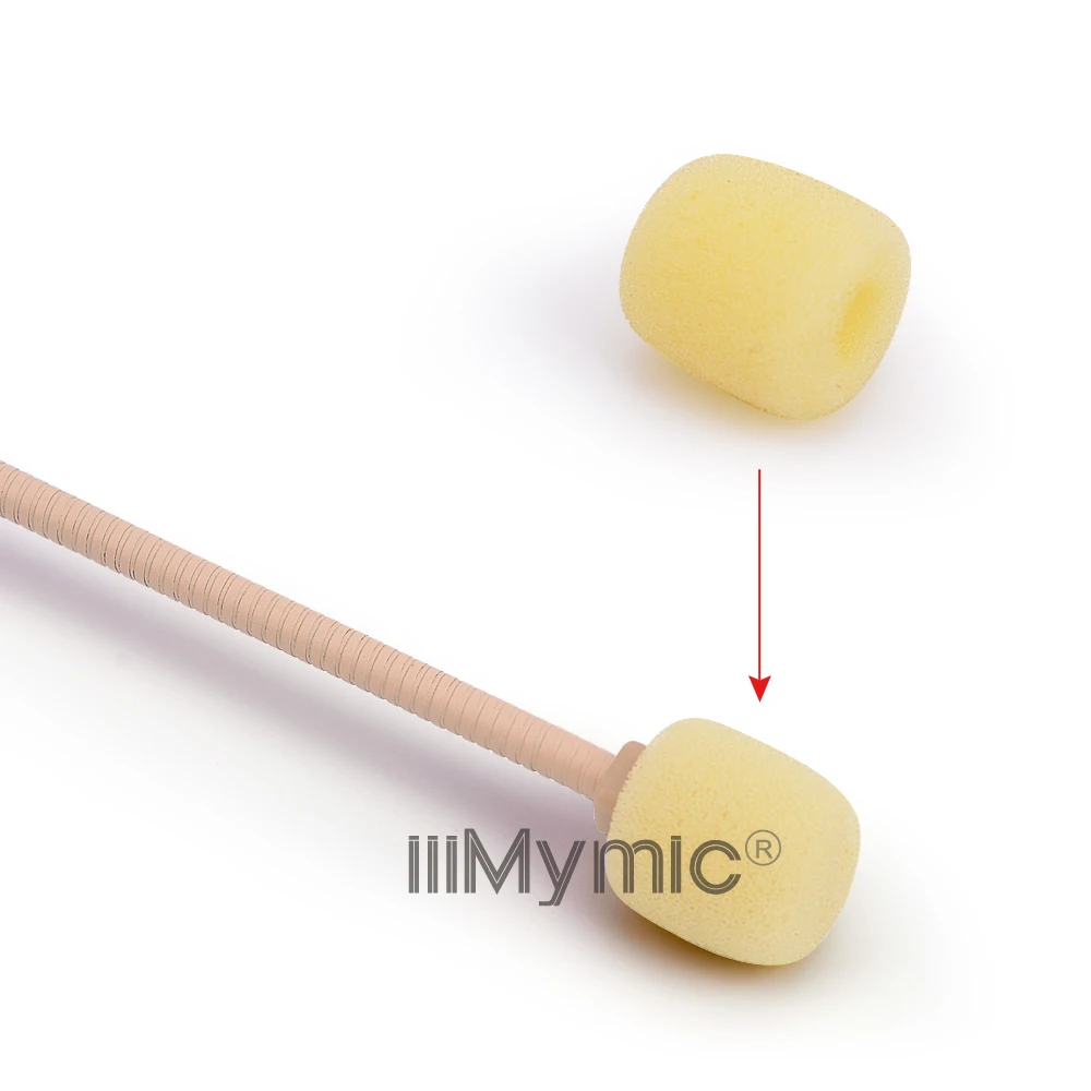 IiiMymic H 81S9 3 3pin мини XLR Сделано в Китае TA3F Разъем Бежевый головной гарнитуры