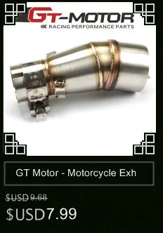 GT мотор-E-MARK средняя выхлопная труба мотоцикла+ глушитель из углеродного волокна для Kawasaki Z250 08-17 Ninja 300 13-17 Ninja 250R 08-12