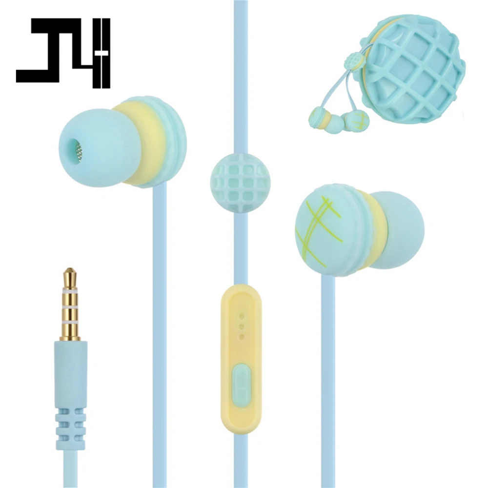 Прекрасный сладкий Пончик стерео музыкальные наушники с микрофоном Kawaii