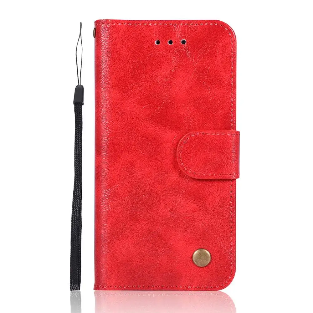 Флип чехол бумажник для huawei Y5ii Y 5 ii 2 Кун U29 L21 L01 флип чехол телефон кожаный чехол для huawei Y5 ii CUN-U29 CUN-L21 CUN-L01 - Цвет: red