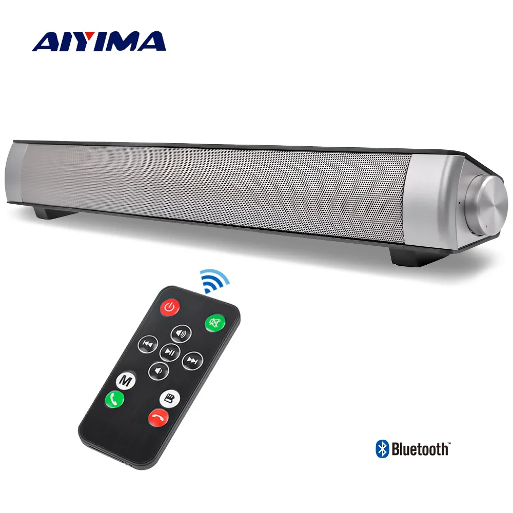 AIYIMA портативный беспроводной Altavoz Bluetooth Саундбар Динамик ТВ звуковая панель Колонка USB для ПК динамик s домашний кинотеатр звуковая система