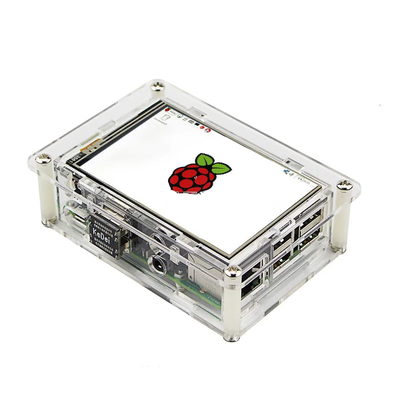 Новый 3 5 дюймовый USB сенсорный экран HDMI ЖК дисплей 480x320 для Raspberry Pi 3B + 3B|Аксессуары