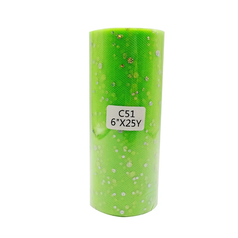 TC04B-C51-G 25 ярдов Блестящий рулон тюля с блестками свадебные украшения золотой лазер органза серебро Блестящие Блестки блесток Тюль сетка вечерние принадлежности - Цвет: TC04B-C51-G