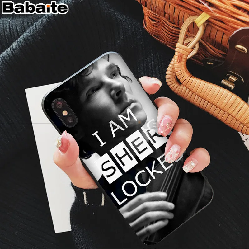 Babaite 221B Шерлок Холмс Новинка чехол для телефона Fundas чехол для iPhone X XS MAX 6 6s 7 7plus 8 8Plus 5 5S SE XR