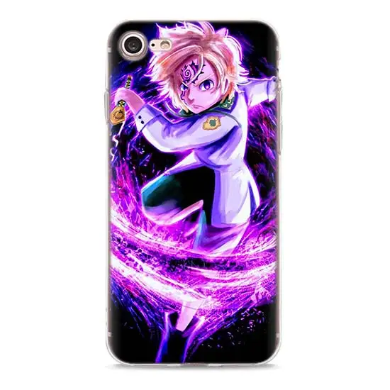 08 Прозрачный чехол Nanatsu no Taizai Seven Deadly Sin для Apple iPhone 11 Pro Max 7 8 Plus 6 6s Plus 5 5S X XR XS TPU мягкий чехол s Coque - Цвет: 08