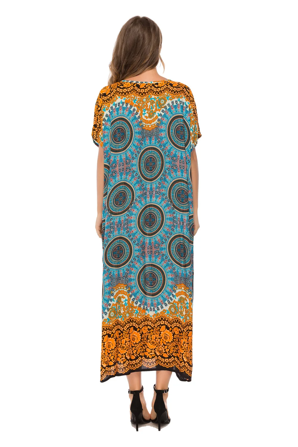 Пляжное платье с цветочным принтом 2019|Женские платья| |