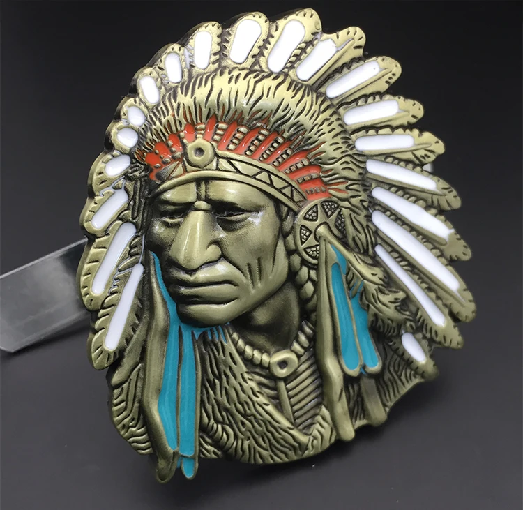 Бесплатная доставка! 3D индивидуальный винтажный значок эмблема с индийскими