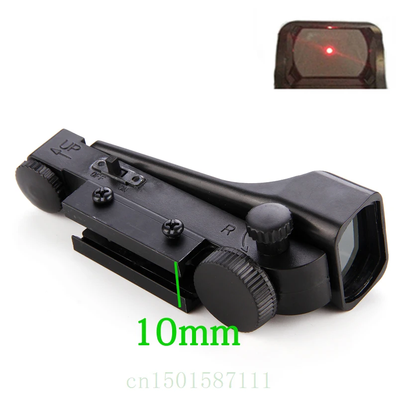 Тактический прицел для страйкбола оптический с красной точкой широким обзором