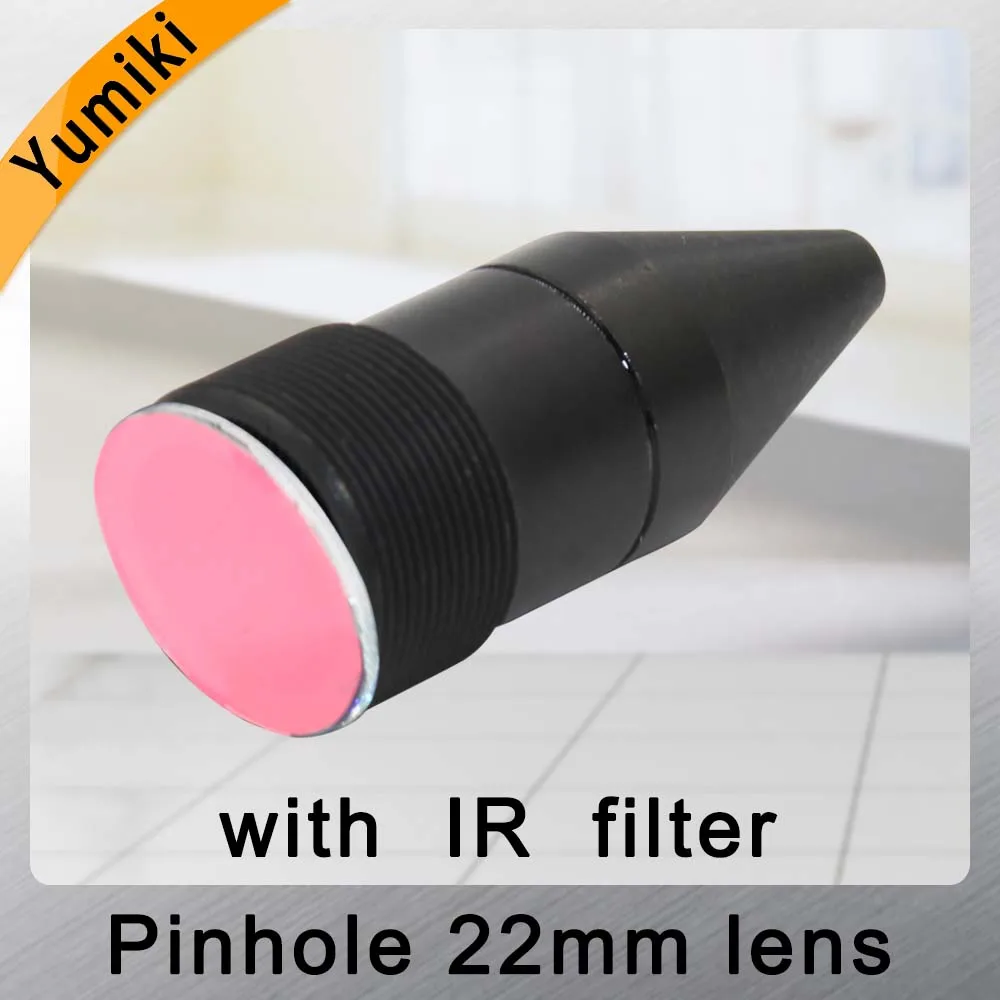 

Yumiki HD 2.0Megapixel 22mm pinhole Lens, CCTV Camera Lens,M12 mount,Image Format 1/2,F1.6, Fixed Iris with IR filter