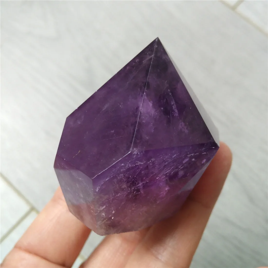 Аметист Кристалл точечные камни Кристаллы Камень Islande Wicca Piedras минералы минеральное сырье Cuarzo корона чакра кварц для лечения 129 г