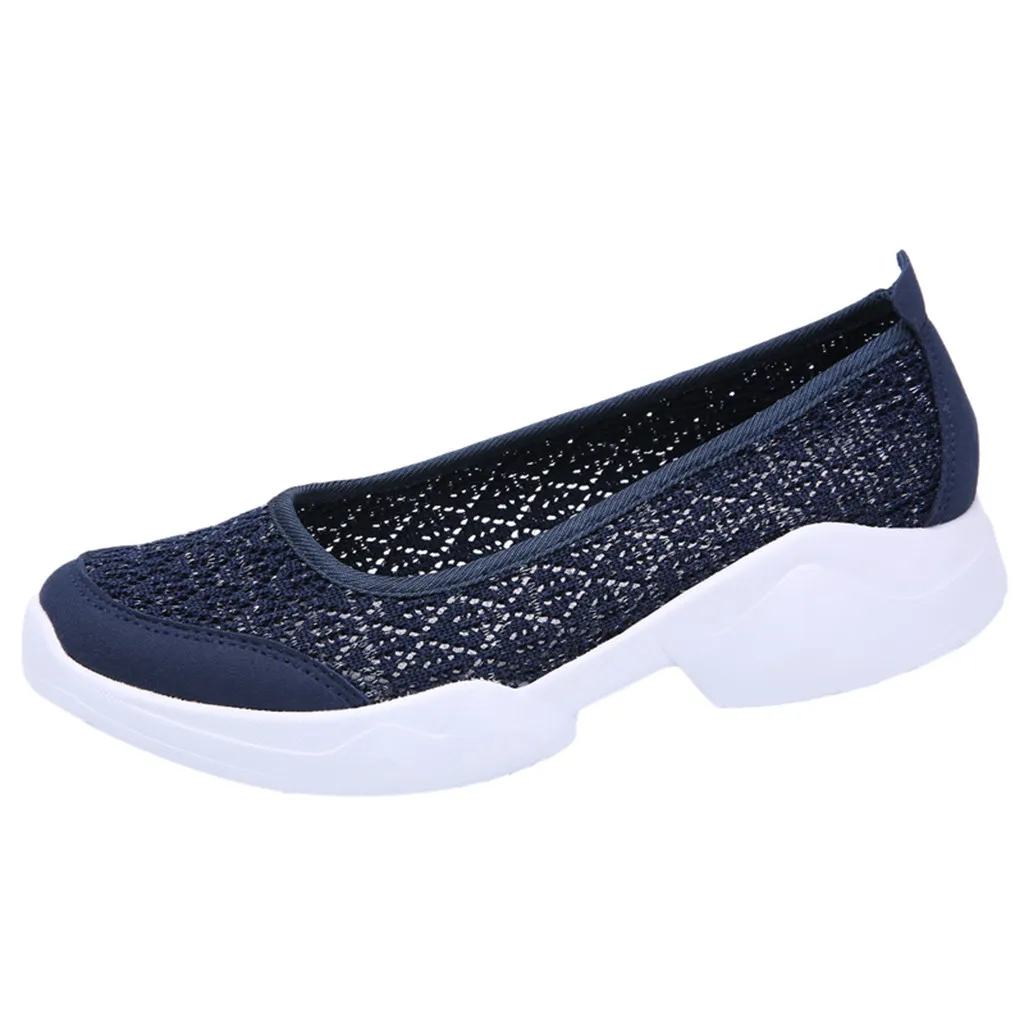 YOUYEDIAN/женские кроссовки из сетчатого материала дышащие на платформе женская