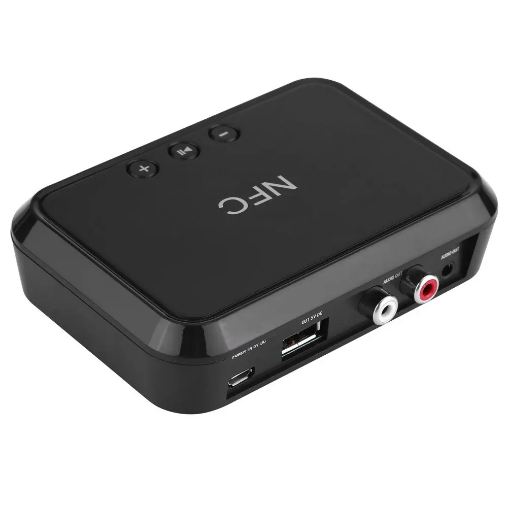 Bluetooth аудиоприемник VIKEFON с поддержкой NFC Hi Fi стереозвука беспроводной адаптер 3 5