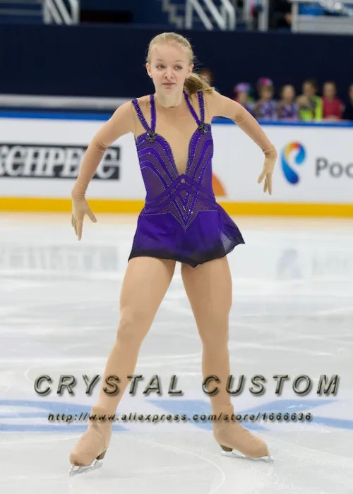 Лидер продаж платья для фигурного катания взрослых модная Новая фирменная