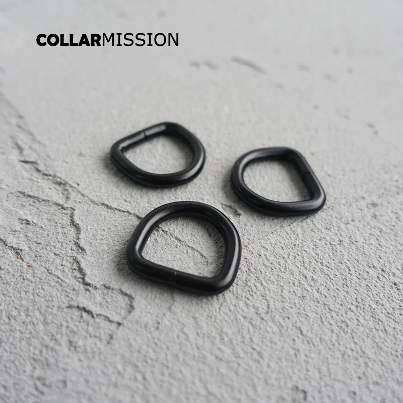 10pcs/lot 15mm Metal Non-Welded Plating Zinc Alloy D Rings For Backpacks Straps shoes Bags Cat Dog Collar DIY Accessories DK15H | Дом и сад