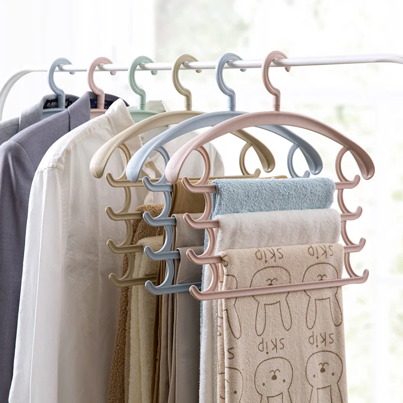 Домой многослойный шкаф стойка для брюк мульти функциональные вешалки домашние