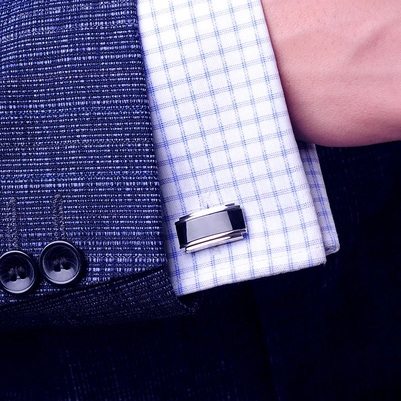 Мужские Запонки KFLK черные запонки на кнопках высокое качество 2020|brand cufflinks for