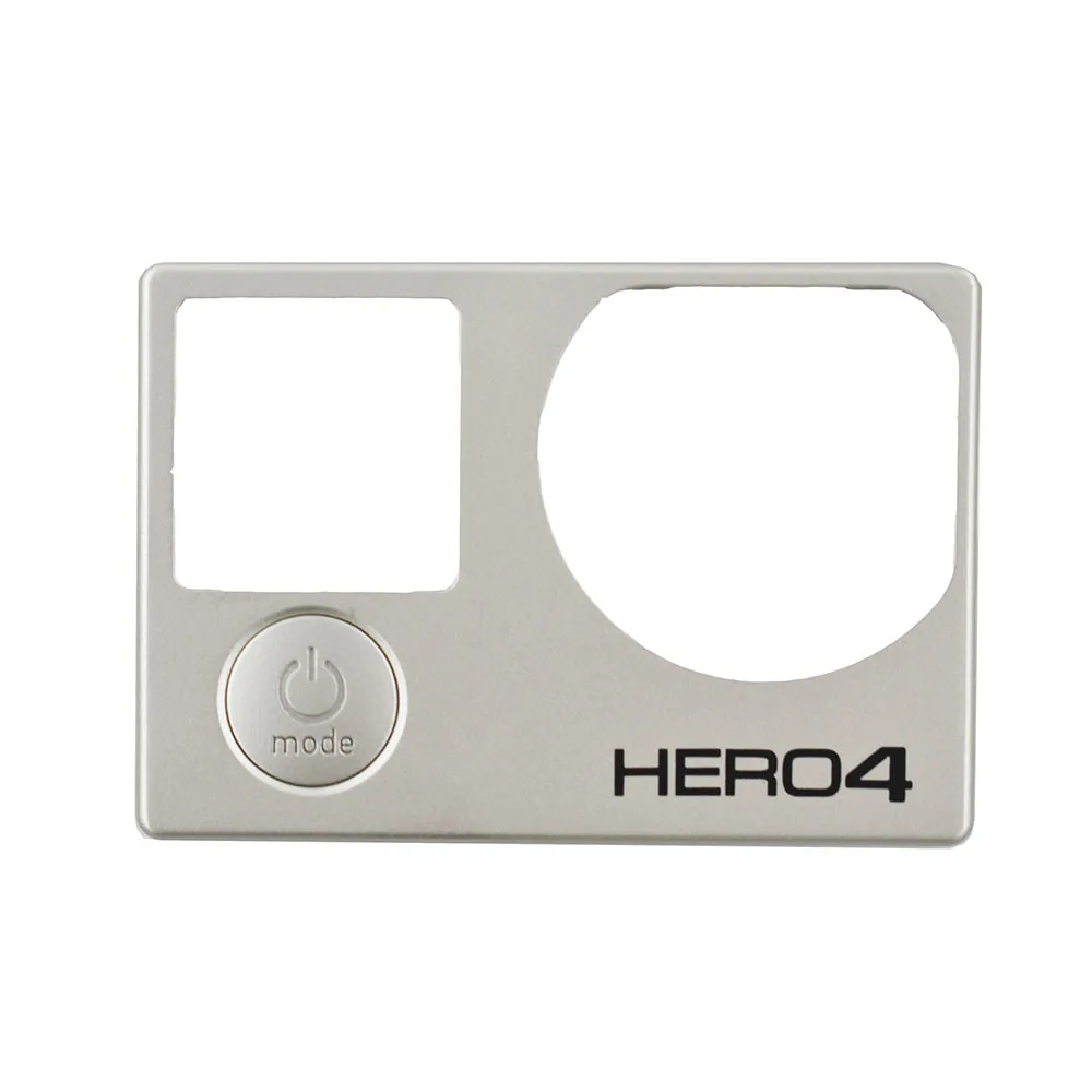 Подлинная оптическая передняя крышка с кнопкой режима для Gopro Hero 4 серебристого