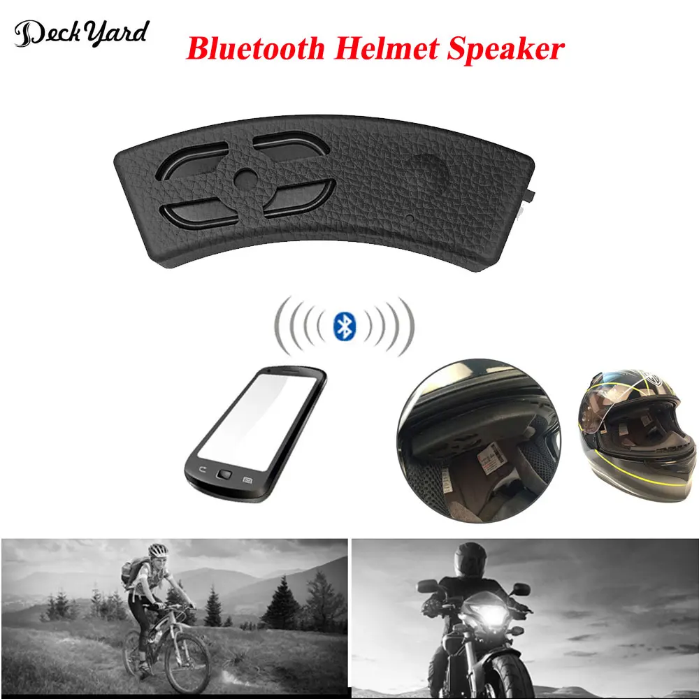 DeckYard двигатель беспроводной автомобильный BT динамик Bluetooth гарнитура мотоциклетный шлем наушники Динамик