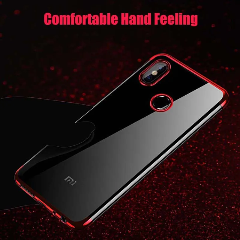 Чехол MUCHI для Xiaomi Redmi Note 6 Pro роскошный мягкий прозрачный чехол-накладка с