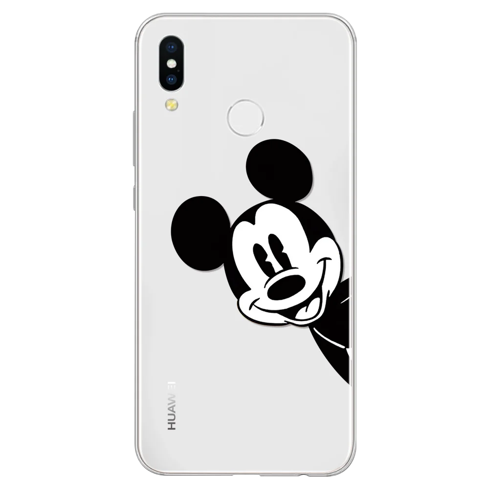 mqtantou Мультяшная мышь для huawei P8 P9 P10 P20 P30 Pro mate 20 Lite P Smart Y6 Pro Y9 Nova 3i Nexus 6p TPU чехол для Honor 10i 7A 8X - Цвет: mqtantou