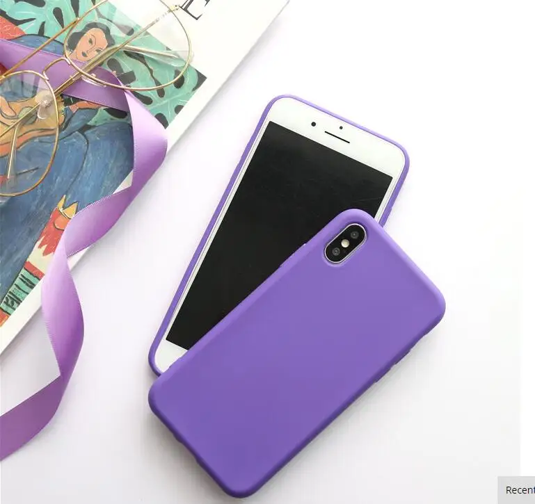 United States Movie Avengers: Endgame Fashion Candy Color TPU Case phone For iphoneX 8 XS XR XSMAX Red Yellow purple White Cover |