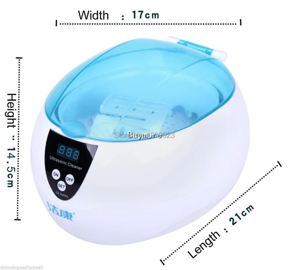 HOT SALE Ultrasonic Wave Cleaner Holder 750ml Ring MultiPurpose for Jewelry Glasses Watch TATTOO GUN CLEANER free shipping | Красота и
