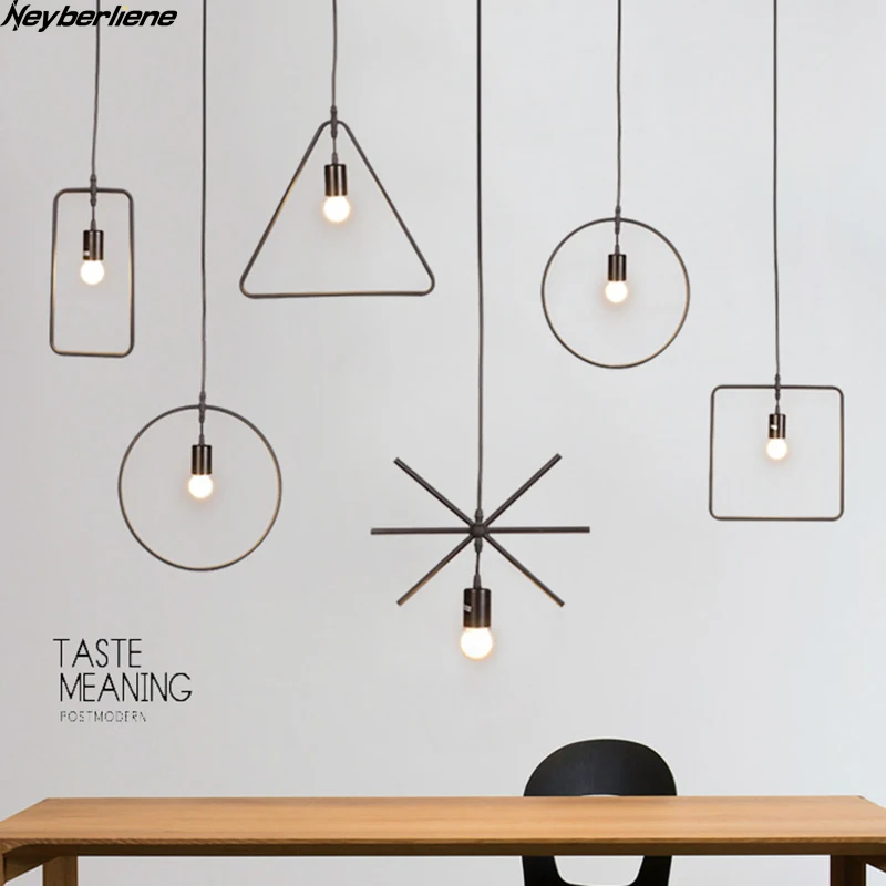 Винтажный подвесной светодиодный светильник Modren метрические осветительные