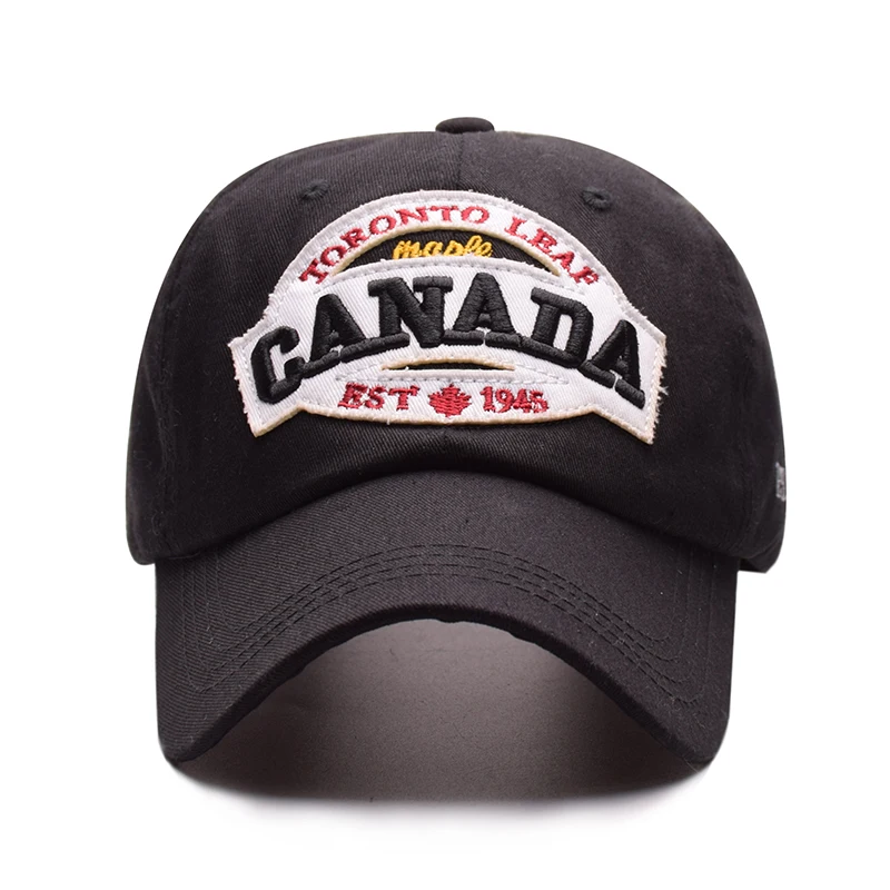 MNKNCL высокое качество унисекс 100% хлопок винтажная бейсболка Канада вышивка Snapback