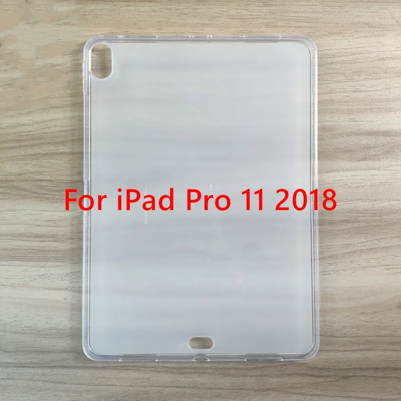 Прозрачный чехол для Apple iPad Pro 11 2018 A80 тонкий силиконовый мягкий ТПУ защитный
