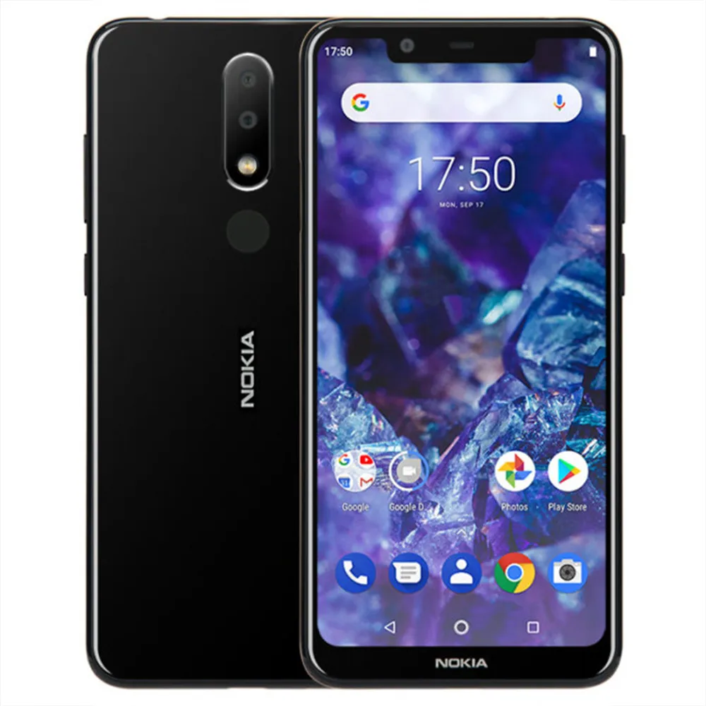 NOKIA X5 4G смартфон Helio P60 4 + 64 GB/3 32 GB Встроенная память 5 86 дюйма 2.5D HD полный Экран Android 8