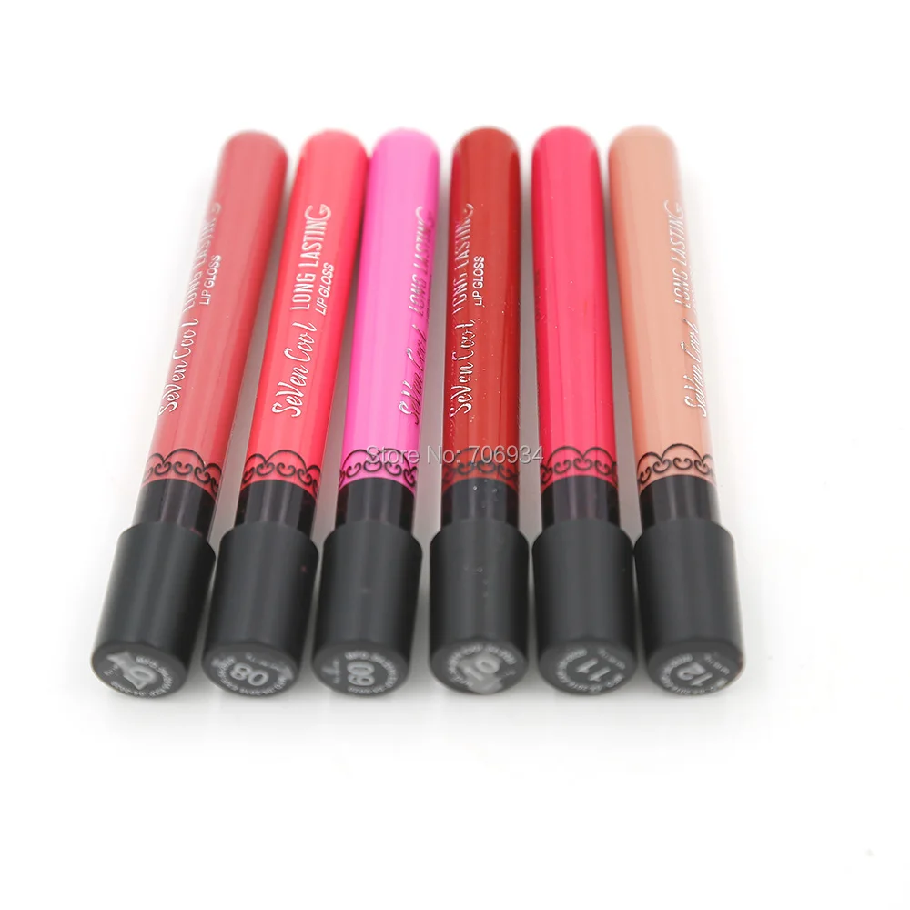 Блеск для губ 18 шт./Лот бриллиантовый водостойкий блеск набор 24 часа стойкая сеть