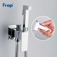 frap chrome bidets bathroom toilet sprayer muslim shower bidet mixer hygienic shower wall mount faucets ducha higienica f7506