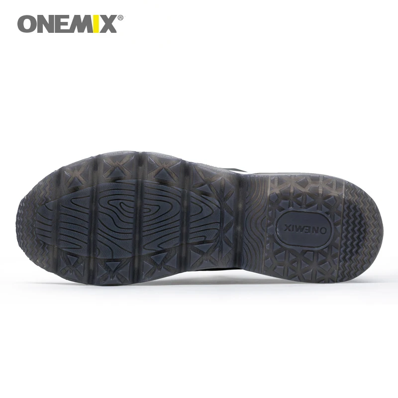 Onemix мужская обувь для бега супер светильник кроссовки женщин дышащие спортивные