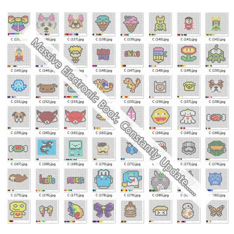 8 видов цветов 5 мм Хама бусины головоломки игрушки для детей DIY образовательные